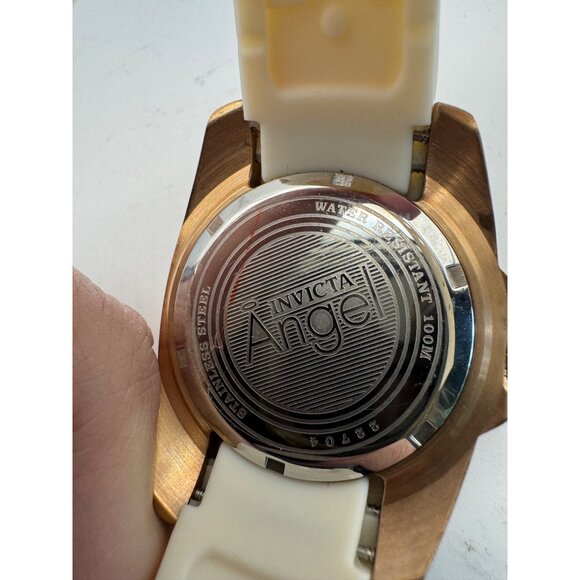 Invicta Women's Angel Lady Rose Glitter Dial 10ATM St Steel 40mm Watch 22704 - Picture 5 of 6